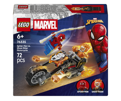 Klocki LEGO® LEGO Marvel 76335 Spider-Man kontra Ghost Rider na motocyklu